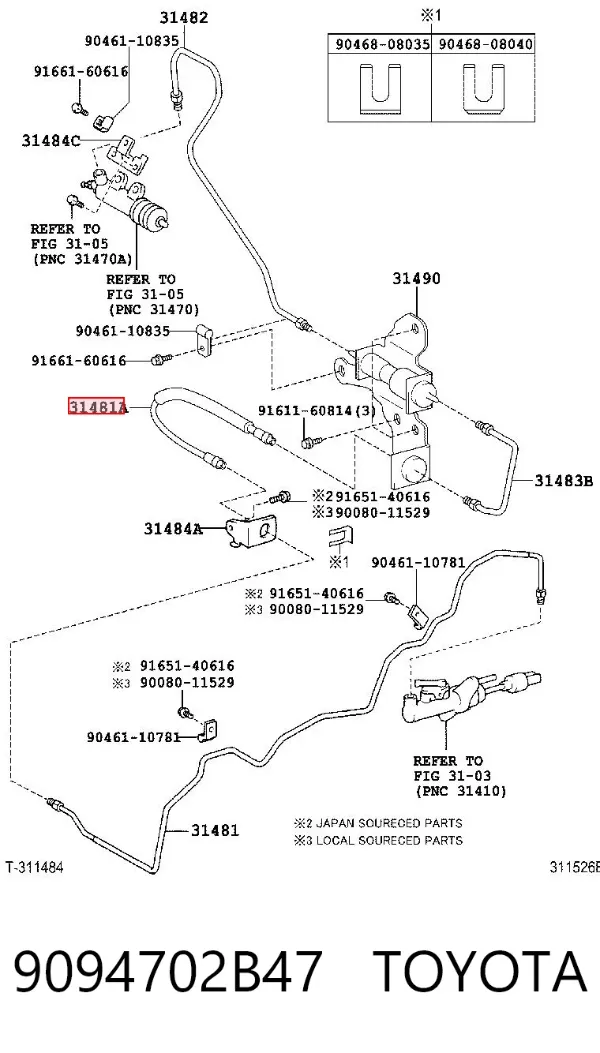  9094702B47 Toyota