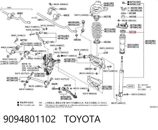  9094801102 Toyota