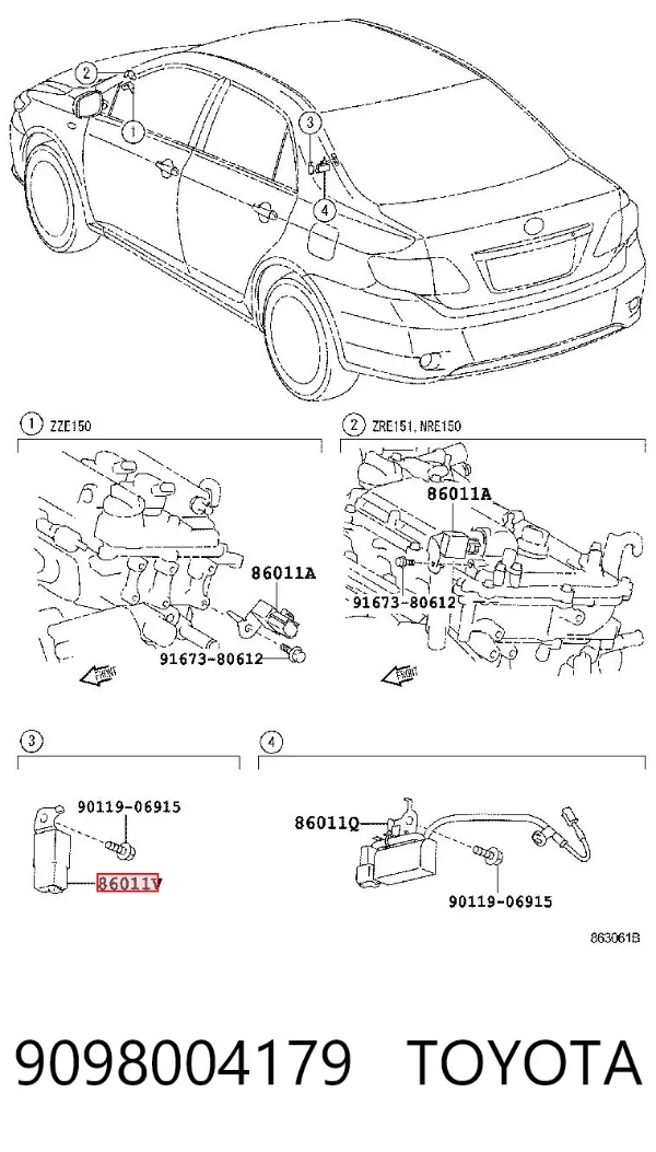  9098004179 Toyota