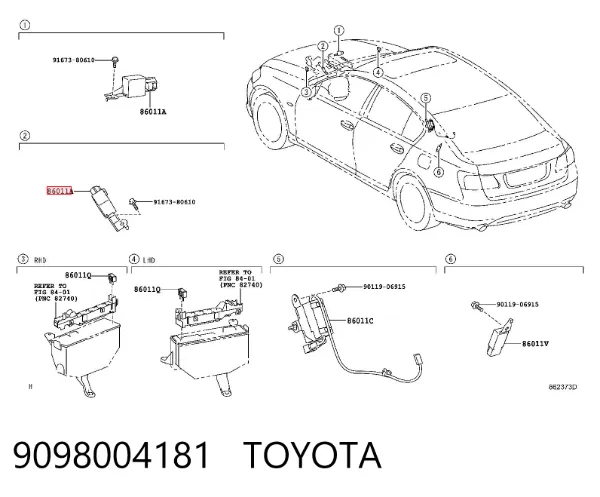  9098004181 Toyota