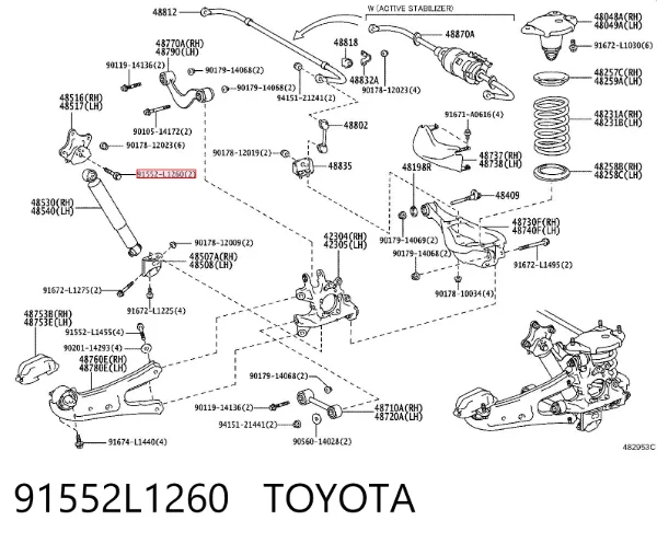  91552L1260 Toyota
