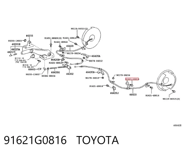  91621G0816 Toyota