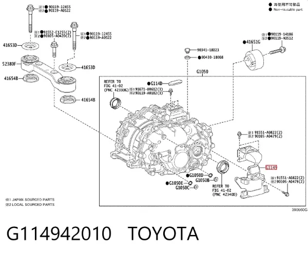  G114942010 Toyota