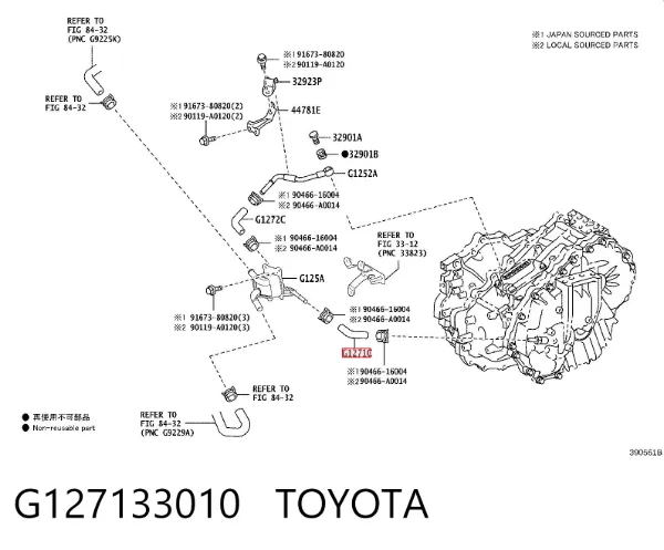 G127133010 Toyota