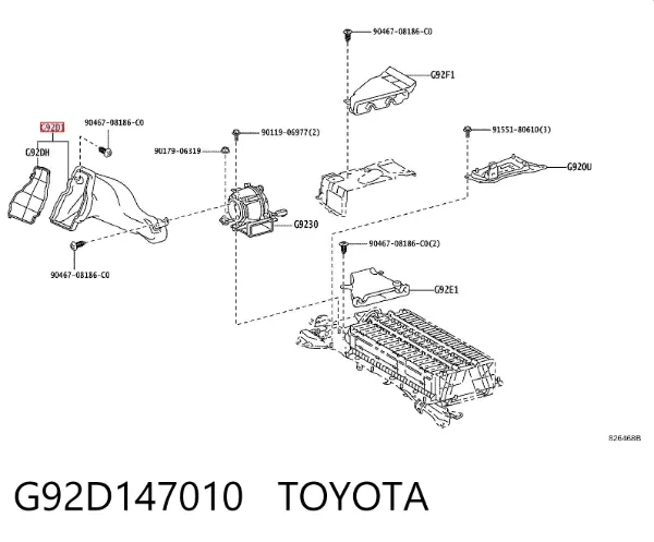  G92D147010 Toyota