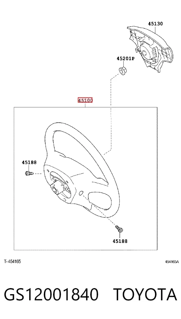 Кермо GS12001840 Toyota