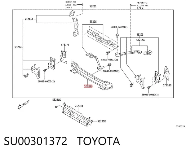  SU00301372 Toyota