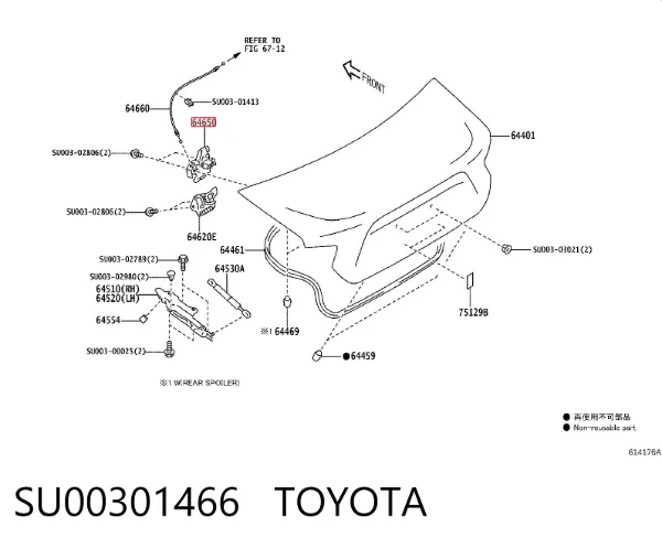  SU00301466 Toyota
