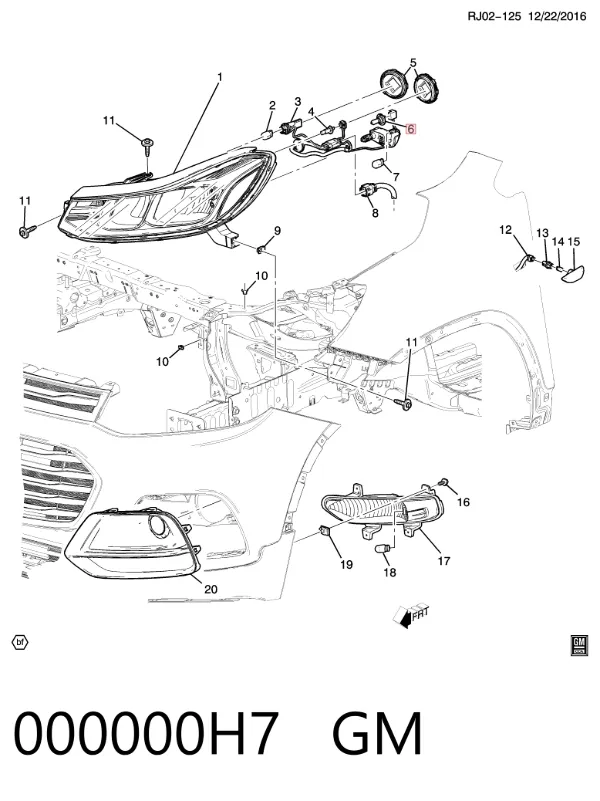 Лампочка галогенна 000000H7 General Motors