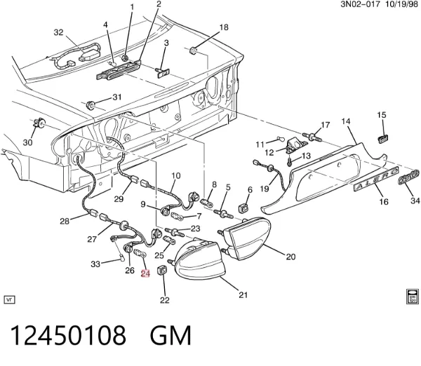 Лампочка ксеноновая 12450108 General Motors