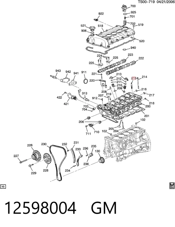 Свічки запалювання 12598004 General Motors