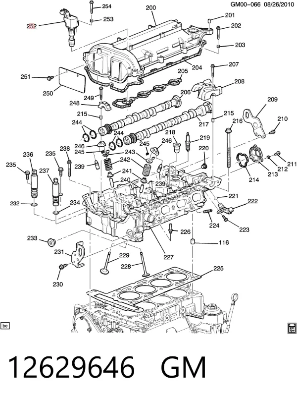 Котушка запалювання 12629646 General Motors