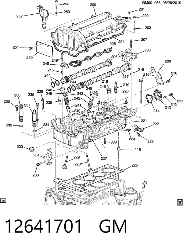 ГБЦ 12641701 General Motors