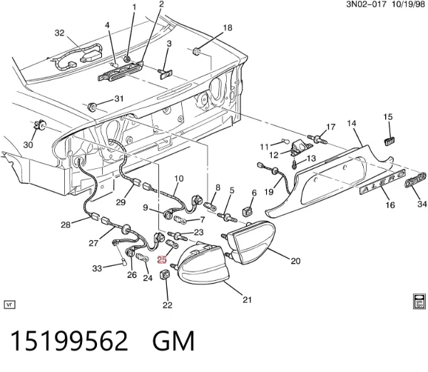 Лампочка ксеноновая 15199562 General Motors