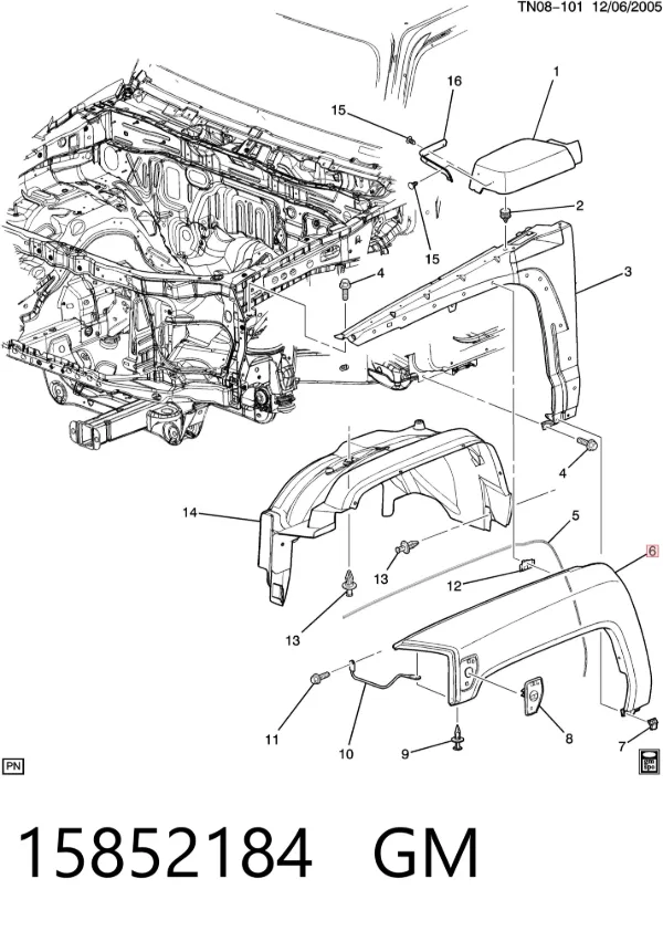  15852184 General Motors
