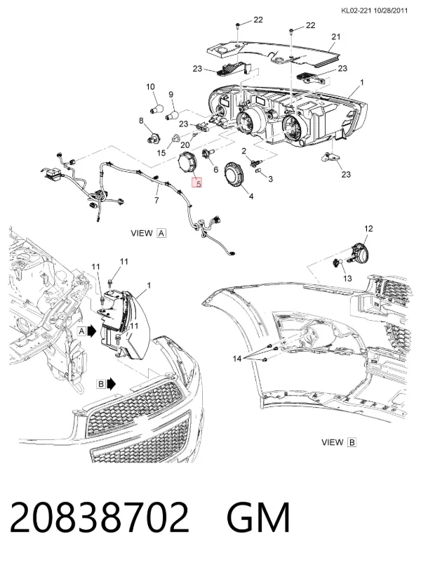  20838702 General Motors