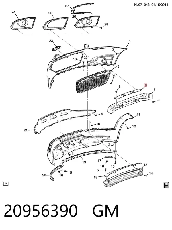  20956390 General Motors
