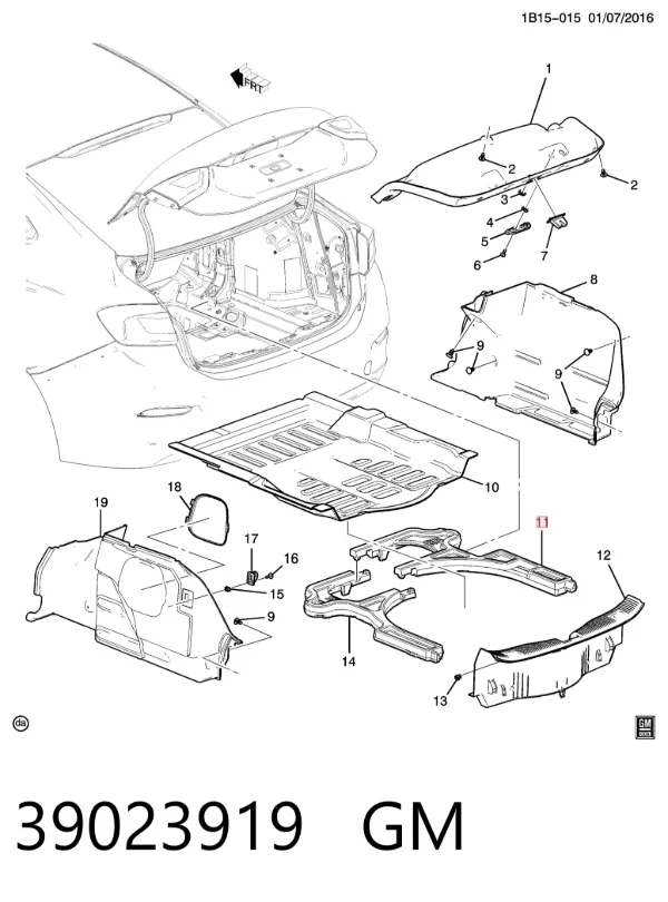  39023919 General Motors