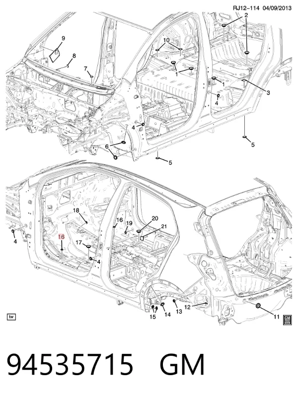  94535715 General Motors