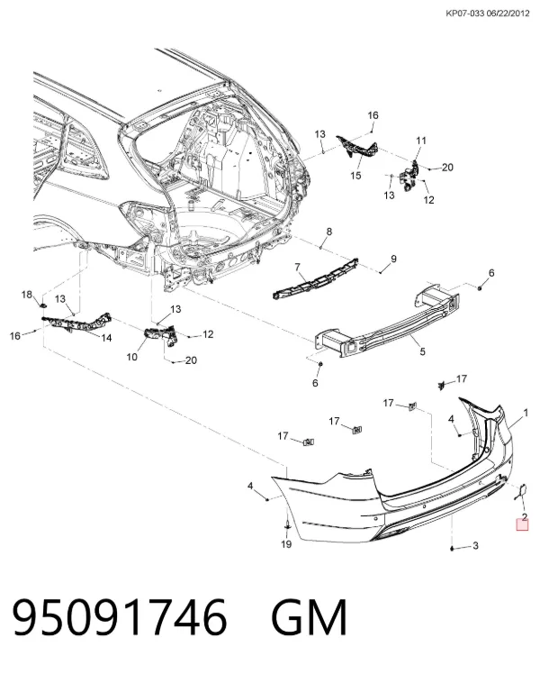  95091746 General Motors