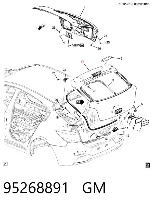 Ляда 95268891 General Motors