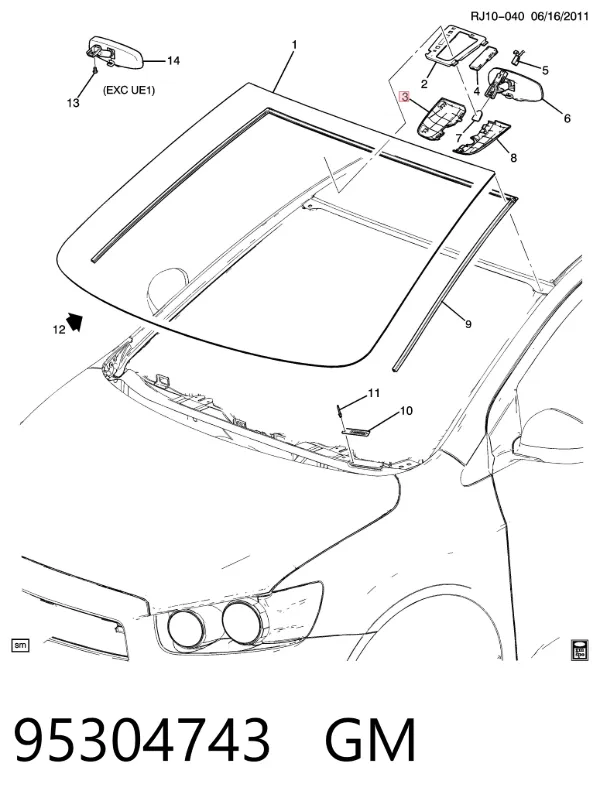  95304743 General Motors