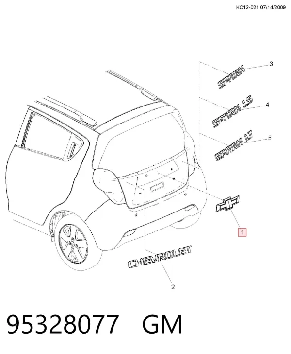  95328077 General Motors