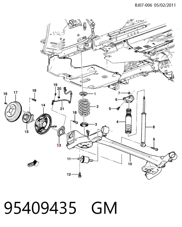  95409435 General Motors