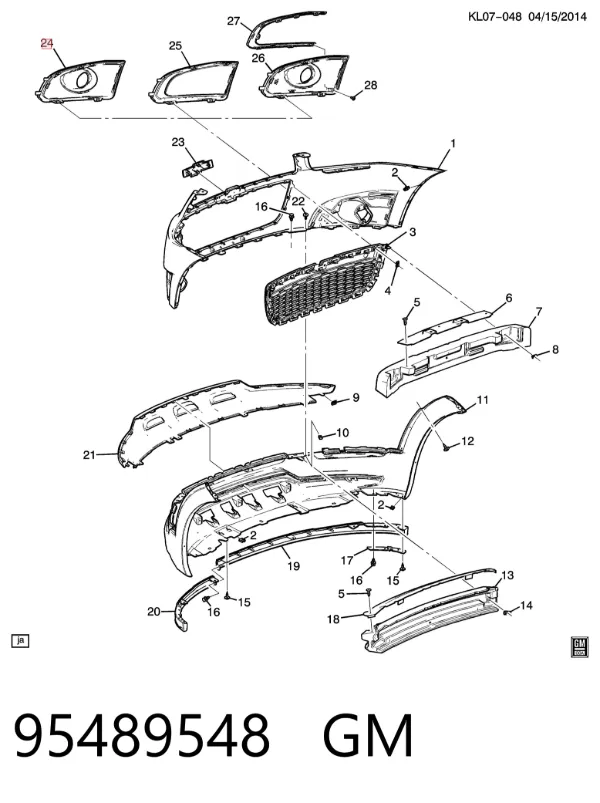  95489548 General Motors