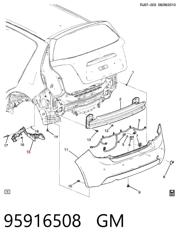  95916508 General Motors