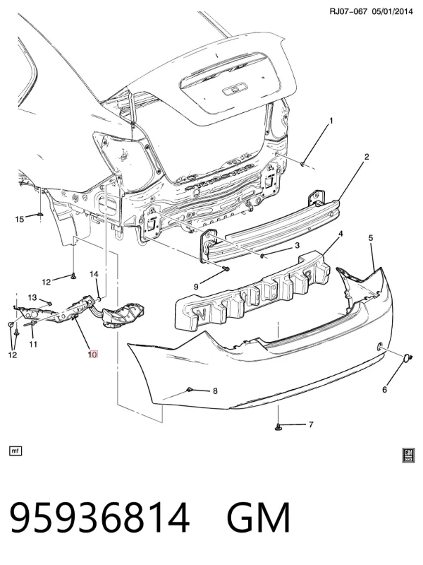  95936814 General Motors