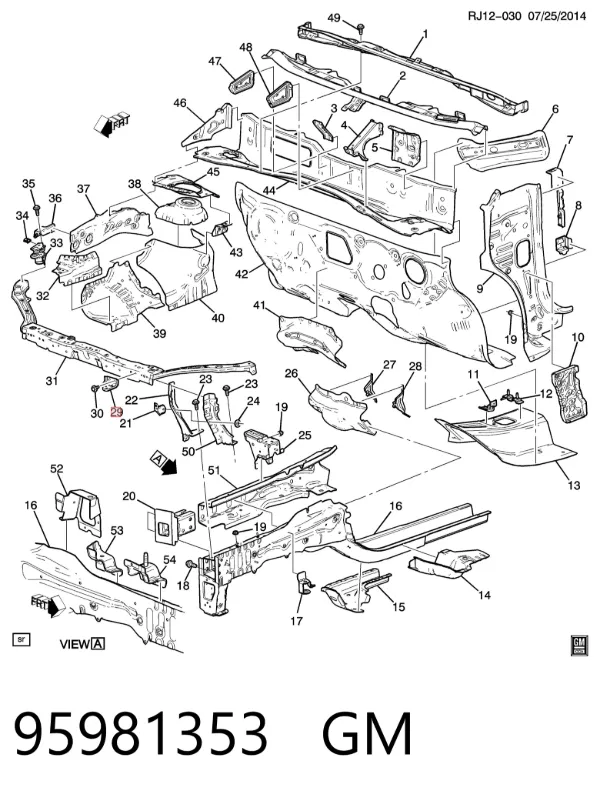  95981353 General Motors