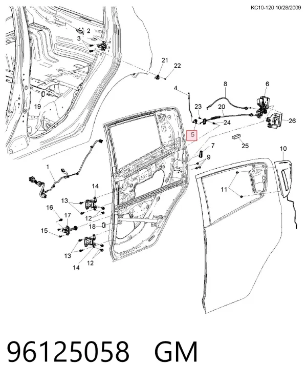  96125058 General Motors
