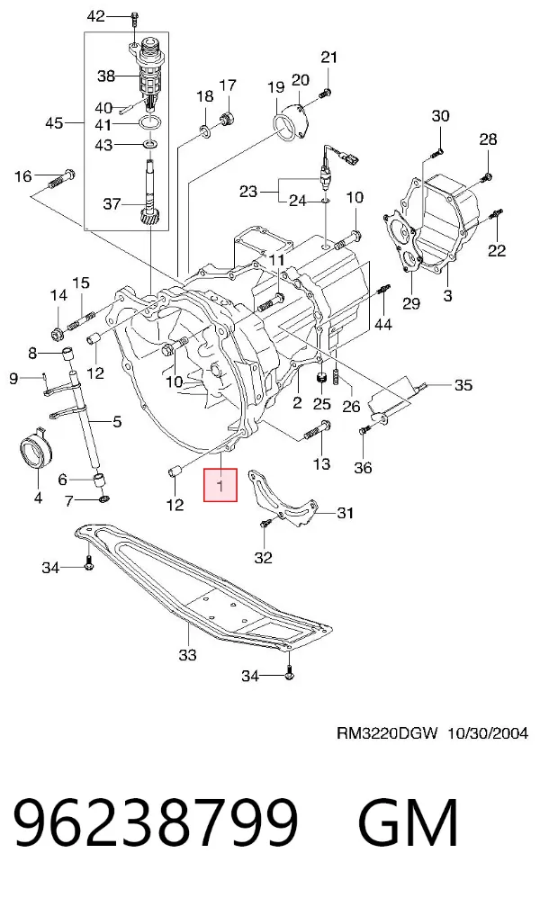  96238799 General Motors