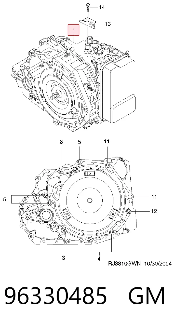 АКПП 96330485 General Motors