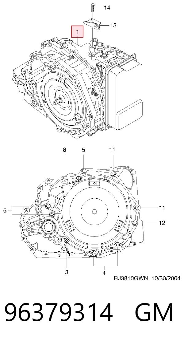 АКПП 96379314 General Motors
