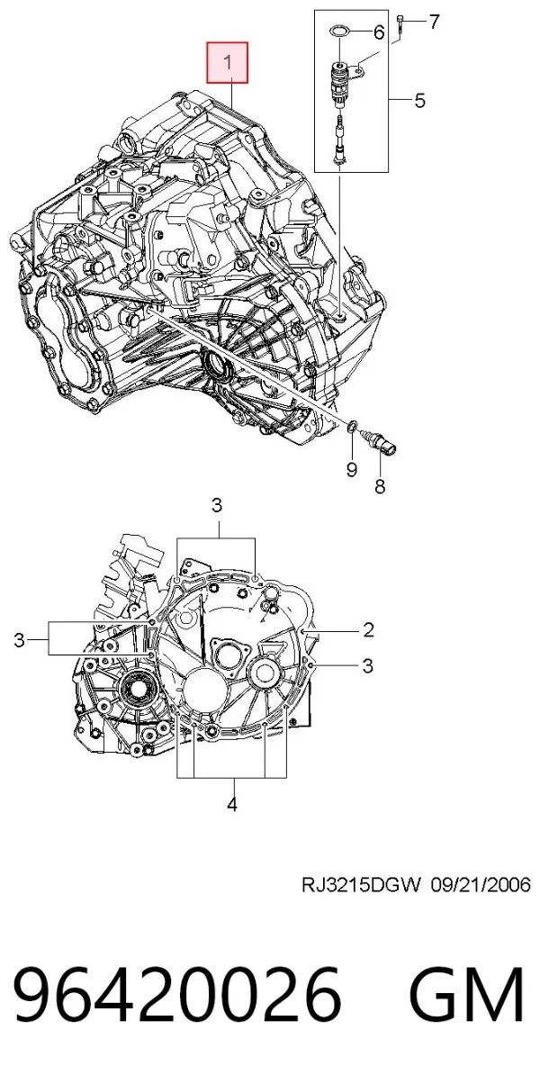 Коробка передач 96420026 General Motors