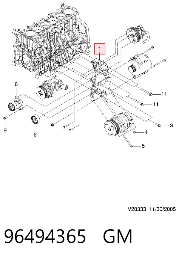 96494365 General Motors