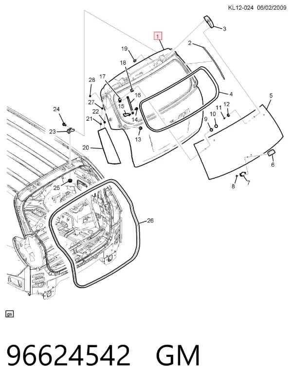 Ляда 96624542 General Motors