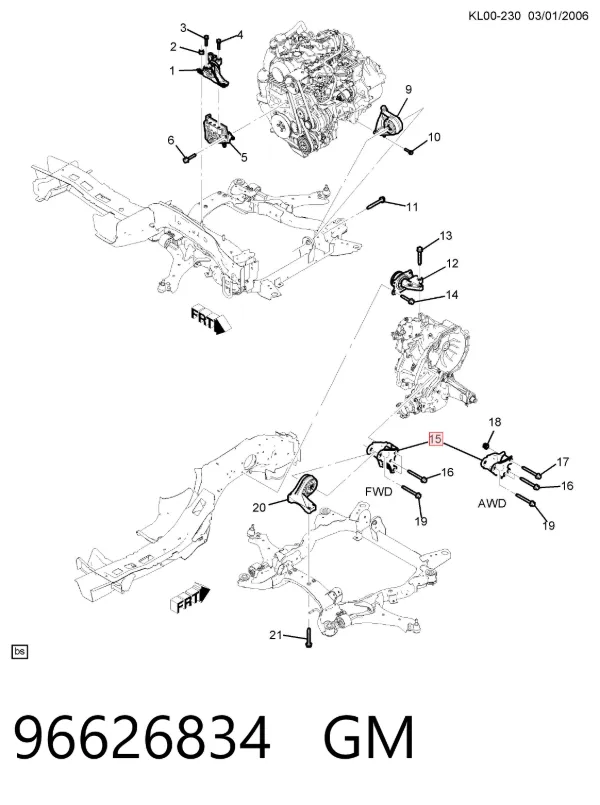  96626834 General Motors