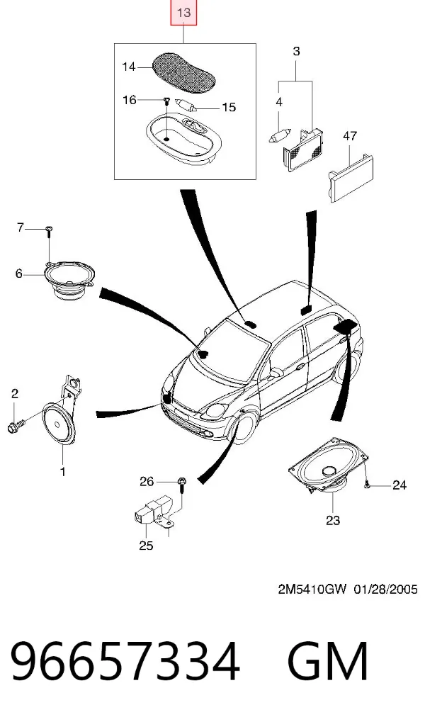  96657334 General Motors