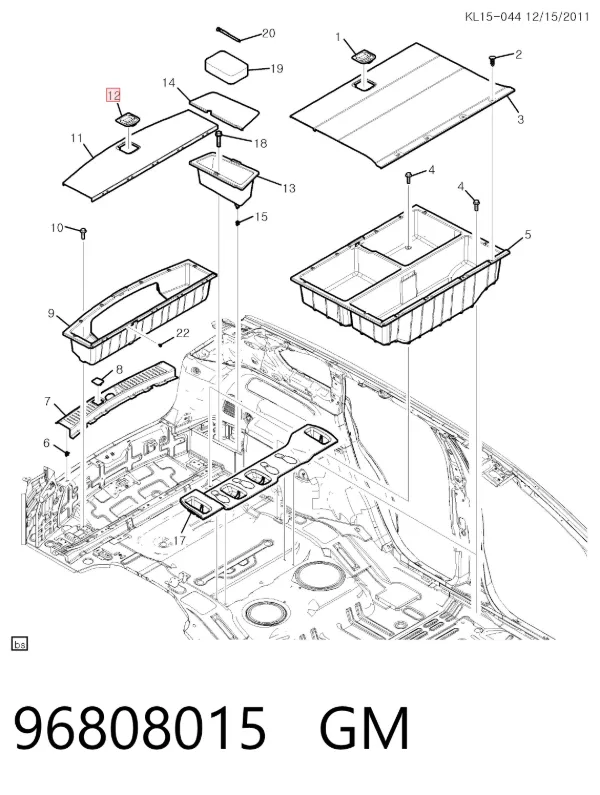  96808015 General Motors