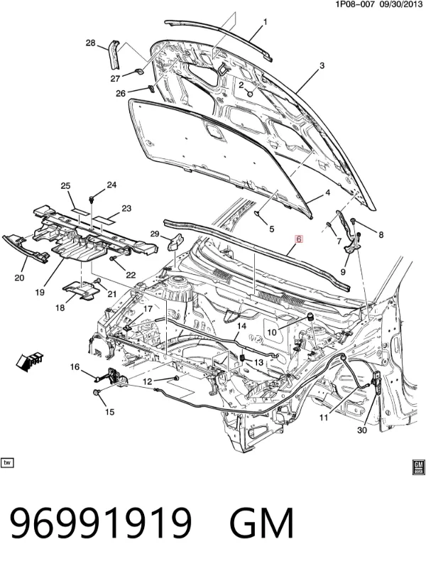  96991919 General Motors