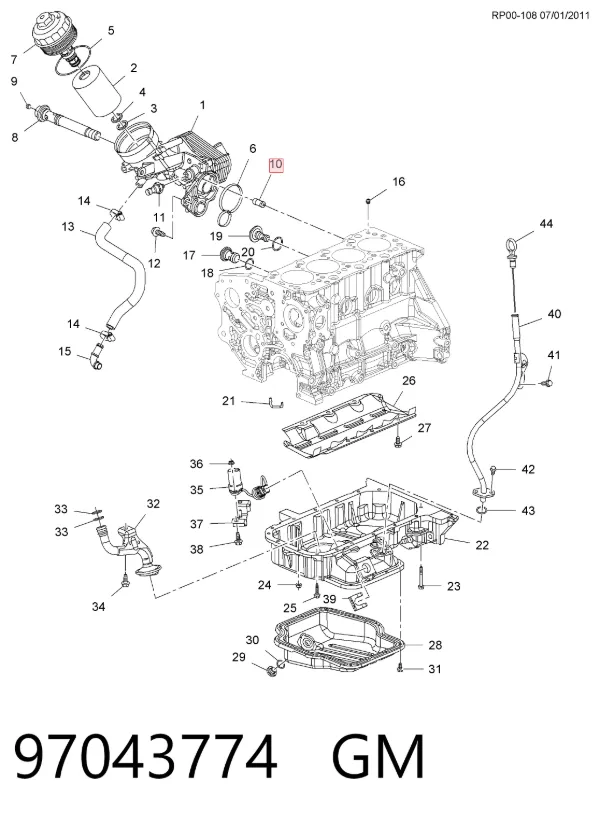  97043774 General Motors