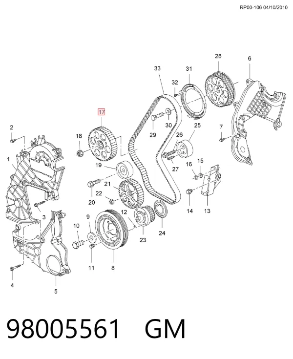  98005561 General Motors
