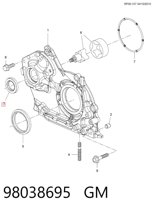  98038695 General Motors