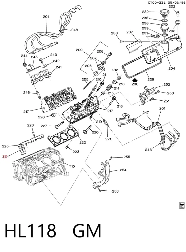 Гідрокомпенсатор HL118 General Motors