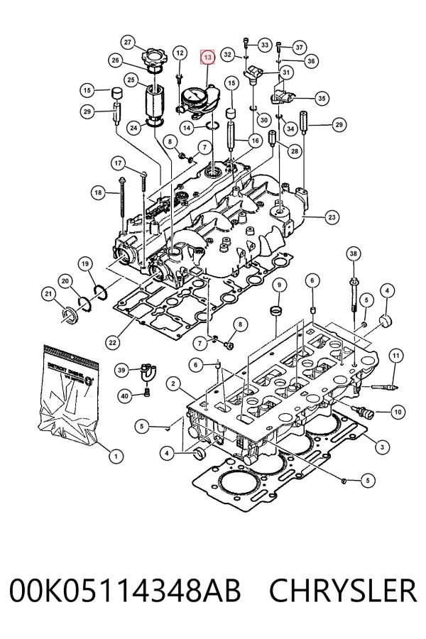  00K05114348AB Chrysler