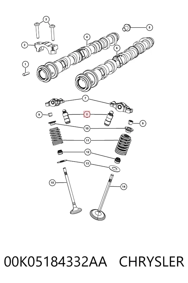Гідрокомпенсатор Jeep Cherokee KL