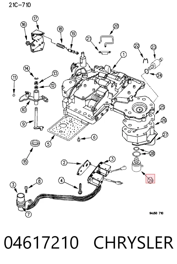 Соленоїд АКПП 04617210 Chrysler